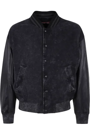 Diesel Jassen, Heren, Zwart, L, Katoen, L-Nyn Jacket