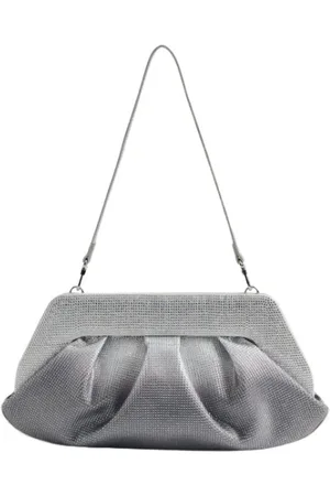 THEMOIRÈ Tassen, Dames, Grijs, ONE Size, Emera Strass Degradè Silver / Black