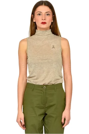 Patrizia Pepe Truien, Dames, , M, Lurex Fly Top Slim Fit