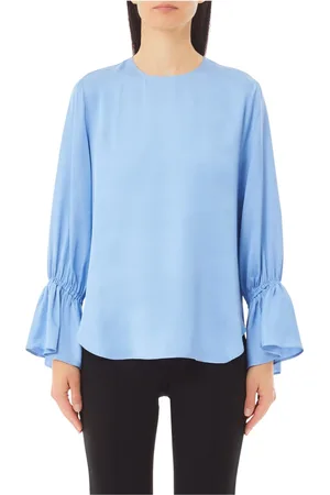 Liu Jo Blouses & Shirts, Dames, Blauw, M, Blouse 3/4 Mouw