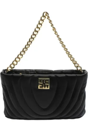 ERMANNO SCERVINO Tassen, Dames, Zwart, ONE Size, Leer, Stijlvolle Pouch Bag