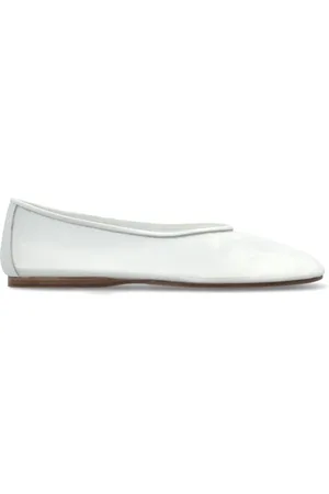 FORTE FORTE Schoenen, Dames, Wit, 38 EU, Leer, Transparante Ballerina`s