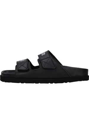 Palm Angels Schoenen, Dames, Zwart, 42 EU, Leer, Sandalen Zwart