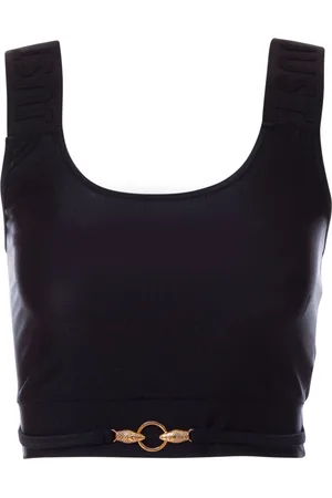 Roberto Cavalli Tops, Dames, Zwart, 2Xs, Top Zwart