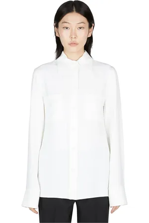 Stella McCartney Blouses & Shirts, Dames, Wit, M, Relaxed Classic Shirt