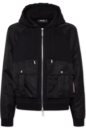 Dsquared2 Jassen, Heren, Zwart, M, Katoen, Light Jacket