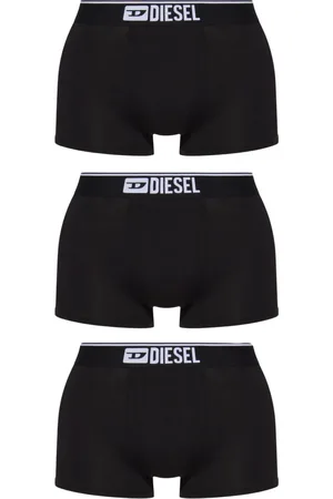 Diesel Ondergoed, Heren, Zwart, 2Xl, Katoen, Drie-pack boxers met all-over logo tailleband