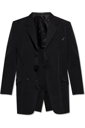 Y-3 Jassen, Heren, Zwart, L, Wol, Blazer met ritsen