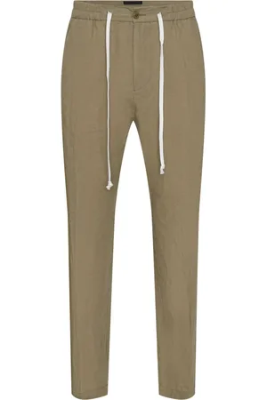 Drykorn Broeken, Heren, Groen, W34 L34, Katoen, Tapered Broek