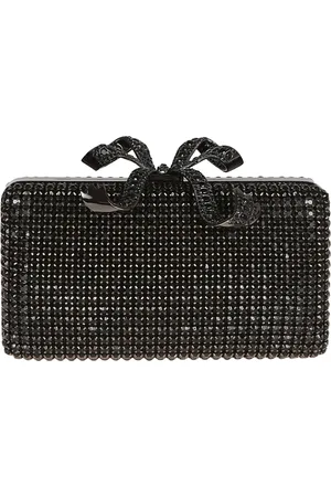 Self-Portrait Tassen, Dames, Zwart, ONE Size, Zwarte Clutch Tas Elegant Veelzijdige Stijl