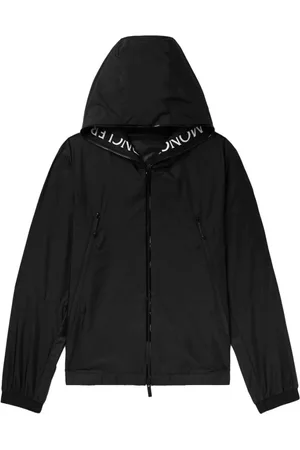 Moncler Jassen, Heren, Zwart, M, Nylon, Junichi Windbreaker Jas