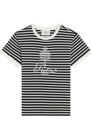 Frame Tops, Dames, Veelkleurig, XS, Katoen, Girocollo Manica Corta Ritz T-Shirt