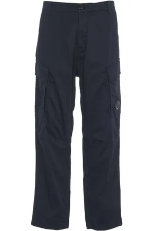 C.P. Company Broeken, Heren, Blauw, S, Katoen, Blauwe cargobroek