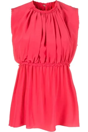 Lanvin Tops, Dames, Rood, XS, Klassieke Top