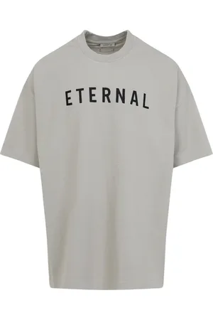 FEAR OF GOD Tops, Heren, Grijs, M, Katoen, Eternal Jersey Tee