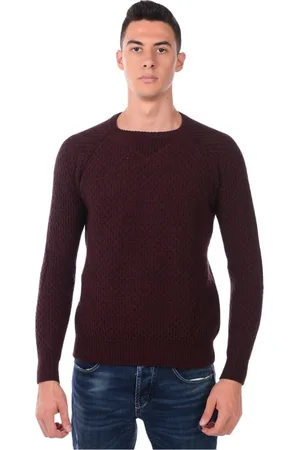 D.A. Daniele Alessandrini Truien, Heren, Rood, L, Wol, Sweatshirts