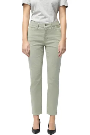 Mac Jeans, Dames, Groen, S, Katoen, Dream Chic Cropped Jeans