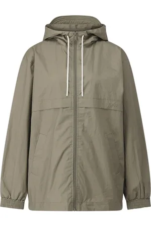 A.P.C. Jassen, Heren, Groen, XL, Lichtgewicht Jas met Capuchon