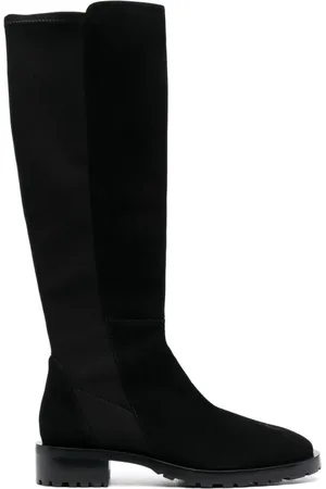 Stuart Weitzman Schoenen, Dames, Zwart, 36 EU, Leer, 5050 Knee Over-Knee Laarzen