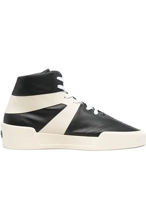 FEAR OF GOD Schoenen, Heren, Zwart, 40 EU, Leer, Schoenen met veters en panelen
