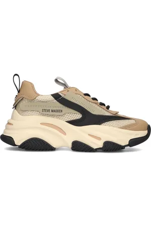 Steve Madden Schoenen, Dames, Veelkleurig, 42 EU, Beige Possession Dames Sneakers