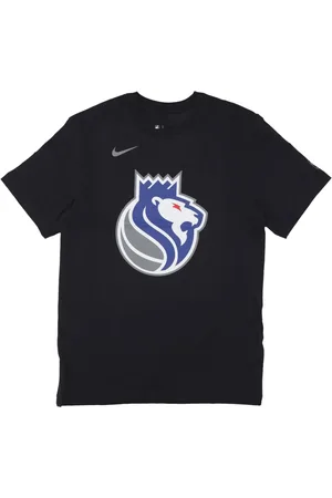 Nike Tops, Heren, Zwart, S, Katoen, Sacramento Kings Logo Tee Zwart