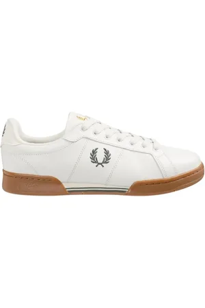 Fred Perry Schoenen, Heren, Wit, 42 EU, Beige Caramel Sneakers B722