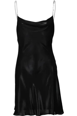 Diesel Kleedjes, Dames, Zwart, XS, Polyester, D-Minty Zwarte Jurk