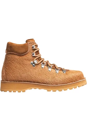 Diemme Schoenen, Dames, Bruin, 38 EU, Leer, Leren wandelschoenen met shearling voering