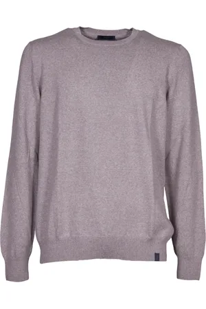 FAY Truien, Heren, Bruin, 4Xl, Wol, Luxe Bruine Truien