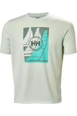 Helly Hansen Tops, Heren, Groen, M, Nautisch Performance T-shirt