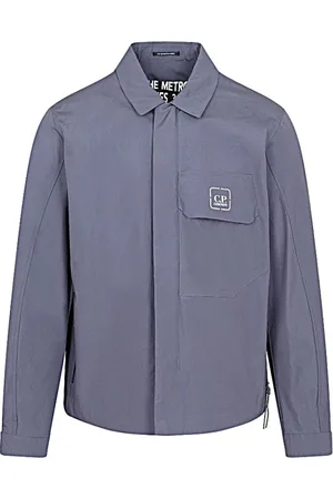C.P. Company Jassen, Heren, Grijs, S, Polyester, Stijlvolle Jas