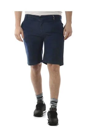 D.A. Daniele Alessandrini Korte broeken, Heren, Blauw, XL, Katoen, Shorts