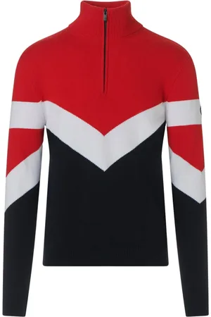 Fusalp Truien, Heren, Veelkleurig, L, Graphic Esthetic Half Zip Sweater
