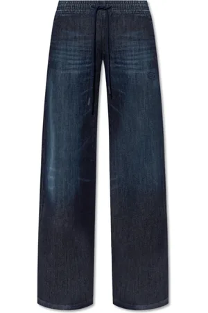 Diesel Jeans, Dames, Blauw, W31, Katoen, Relaxed Jogg Jeans®