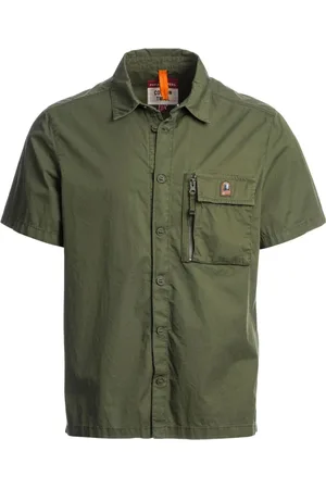 Parajumpers Overhemden, Heren, Groen, XL, Katoen, Groene Tortuga Shirt met Unieke Stijl