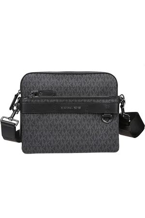 Michael Kors Tassen, Heren, Zwart, ONE Size, Polyester, Hudson Dual Crossbody Bag