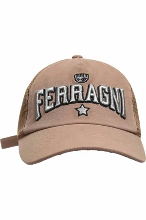 Chiara Ferragni Accessoires, Dames, Bruin, ONE Size, Bruine Casual Hoed