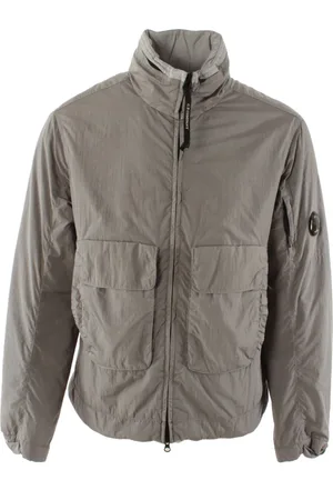 C.P. Company Jassen, Heren, Grijs, S, Chrome-R Jas