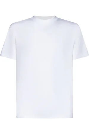 Jil Sander Tops, Heren, Wit, L, Katoen, Zachte katoenen T-shirts en polo