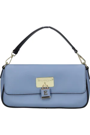 ERMANNO SCERVINO Tassen, Dames, Blauw, ONE Size, Leer, Handtas