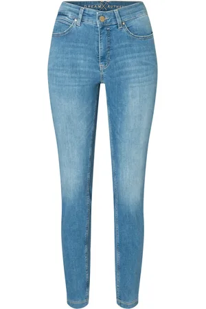 Mac Jeans, Dames, Blauw, 2XL L30, Dream Skinny Authentic Jeans