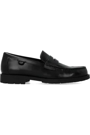 Coach Schoenen, Dames, Zwart, 42 EU, Leer, Reagan Loafer