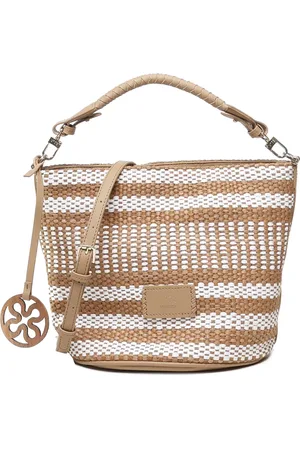 V°73 Tassen, Dames, , ONE Size, Geweven Hobo Tas met Hanger