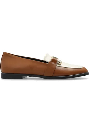 Furla Schoenen, Dames, Bruin, 41 EU, Leer, Novola Loafers
