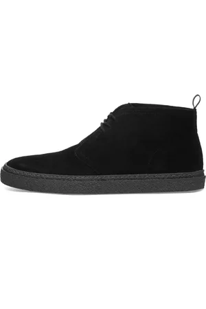 Fred Perry Schoenen, Heren, Zwart, 45 EU, Suède, Hawley Suède Desert Boot