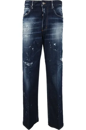 Dsquared2 Jeans, Dames, Blauw, S, Katoen, 470 Navy San Diego Jeans