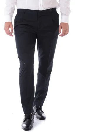 D.A. Daniele Alessandrini Broeken, Heren, Blauw, XL, Polyester, Jeans