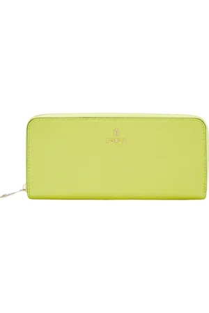 Furla Accessoires, Dames, Groen, ONE Size, Leer, Camelia Zip Around XL