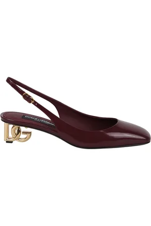 Dolce & Gabbana Schoenen, Dames, Paars, 36 EU, Leer, Jackie New Pumps met Enkelband